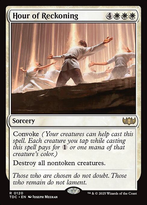 Hour of Reckoning - Tarkir: Dragonstorm Commander Magic card