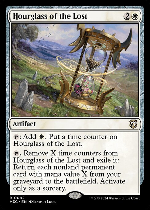 Hourglass of the Lost - Modern Horizons 3 Commander (#92) - Illustrated by Lindsey Look - Magic: The Gathering Card