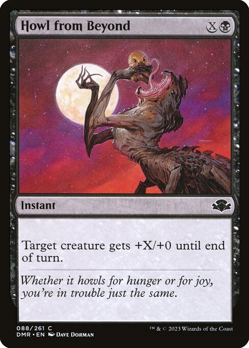Howl from Beyond - Dominaria Remastered Magic card