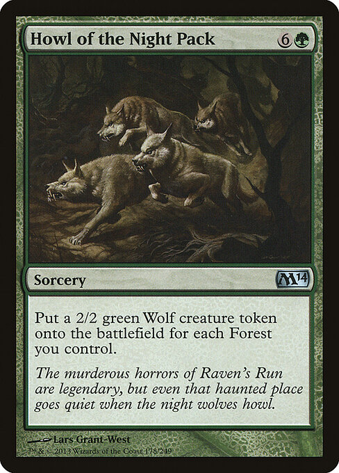 Howl of the Night Pack - Magic 2014 Magic card