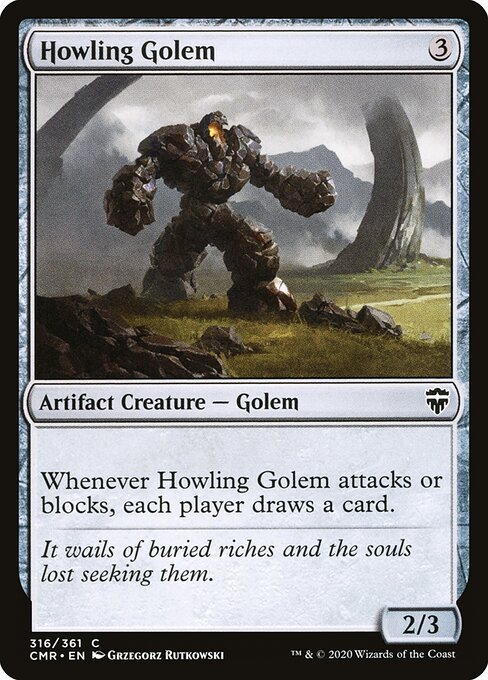 Howling Golem - Commander Legends Magic card