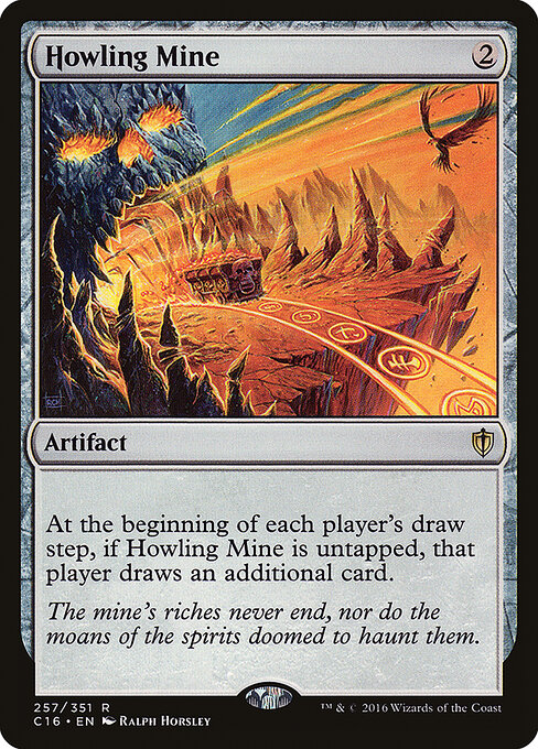 Howling Mine - Commander 2016 Magic card