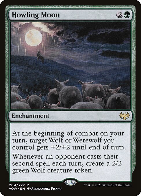 Howling Moon - Innistrad: Crimson Vow Magic card