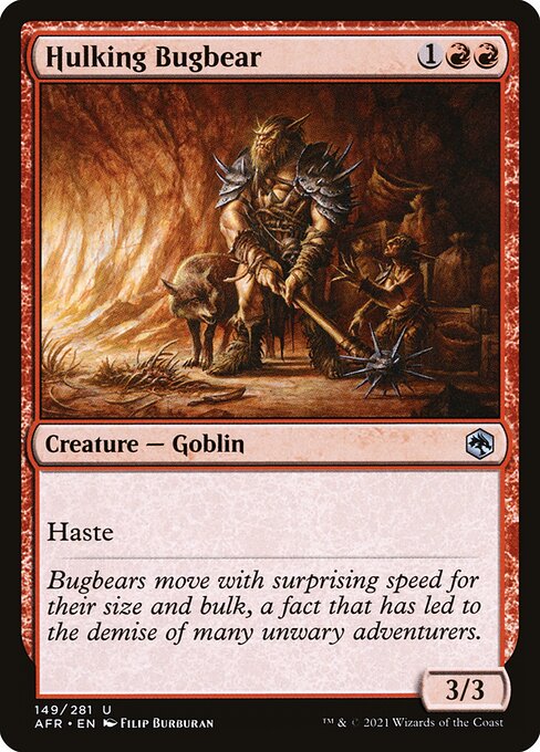 Hulking Bugbear - Adventures in the Forgotten Realms Magic card