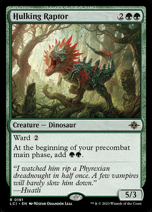 Hulking Raptor - The Lost Caverns of Ixalan Magic card
