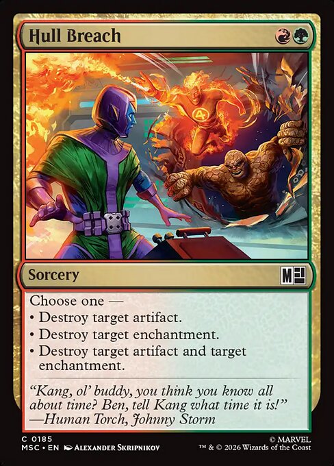 Hull Breach - Marvel Super Heroes Commander Magic card
