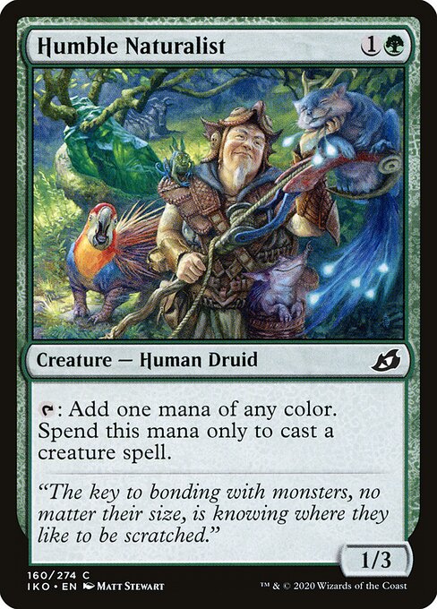 Humble Naturalist - Ikoria: Lair of Behemoths Magic card
