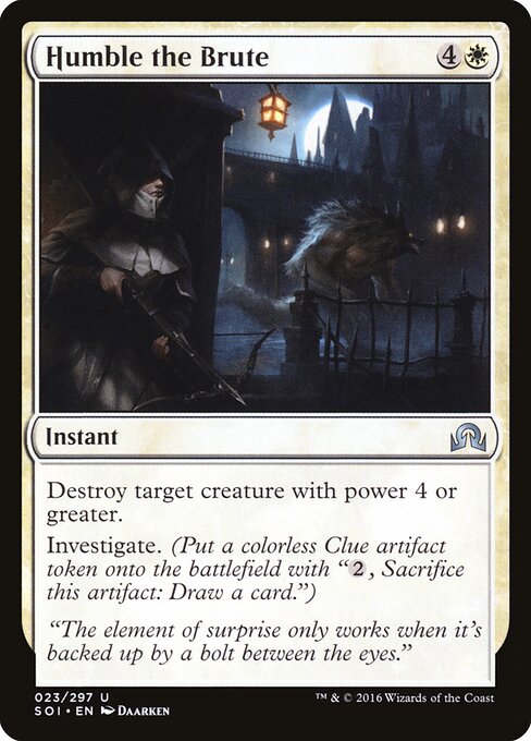 Humble the Brute - Shadows over Innistrad Magic card