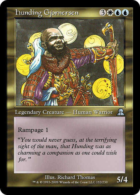 Hunding Gjornersen - Masters Edition III Magic card