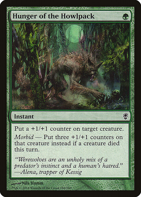 Hunger of the Howlpack - Conspiracy Magic card