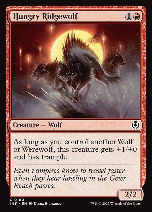Hungry Ridgewolf - Innistrad Remastered Magic card