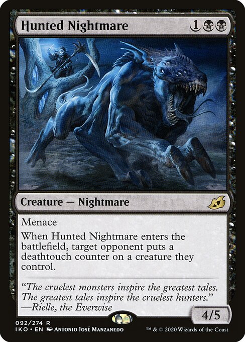 Hunted Nightmare - Ikoria: Lair of Behemoths Magic card