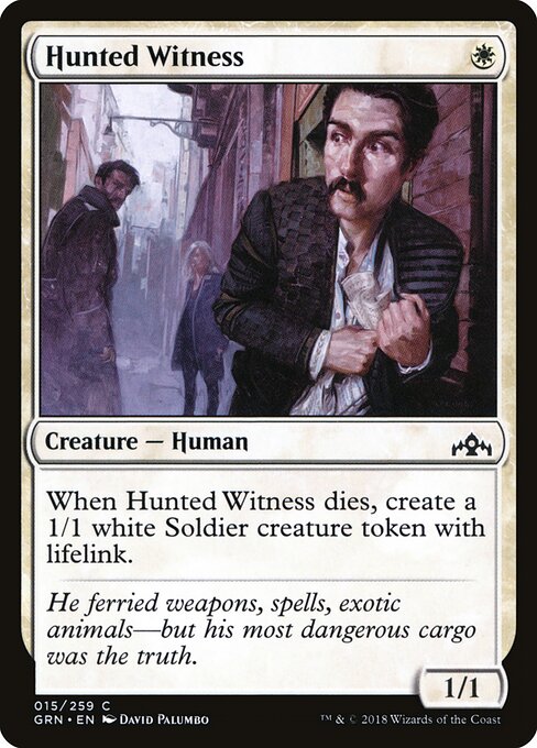 Hunted Witness - Guilds of Ravnica Magic card