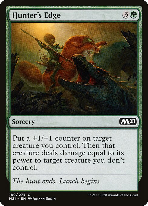 Hunter's Edge - Core Set 2021 Magic card