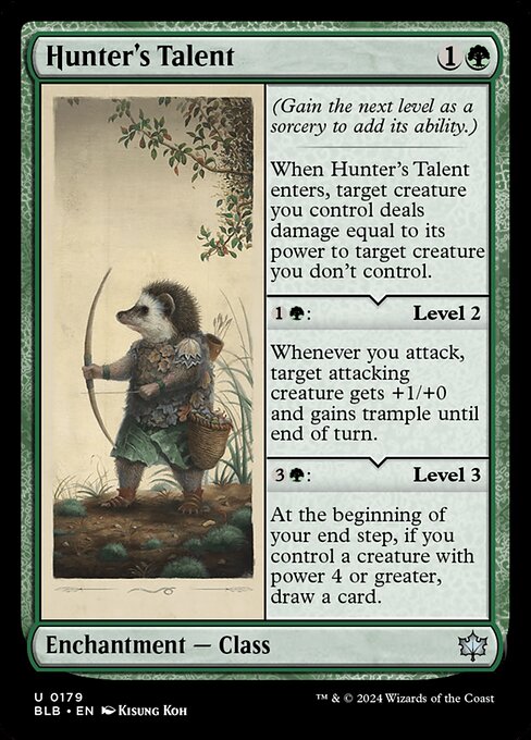 Hunter's Talent - Bloomburrow Magic card