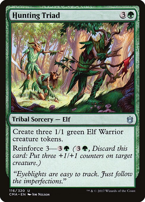 Hunting Triad - Commander Anthology Magic card