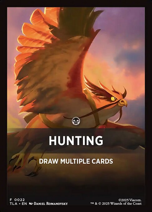 Hunting - Avatar: The Last Airbender Jumpstart Front Cards (#22) - Magic: The Gathering Card