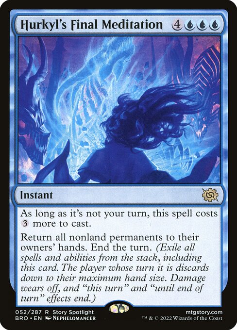 Hurkyl's Final Meditation - The Brothers' War Magic card