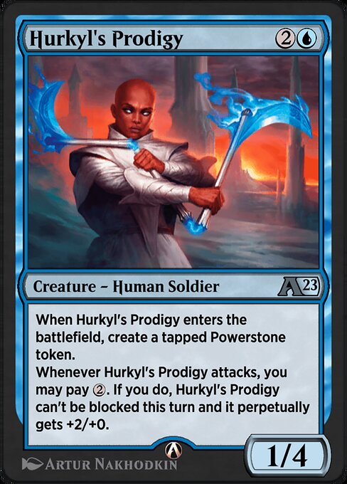 Hurkyl's Prodigy - Alchemy: The Brothers' War (#4) - Illustrated by Artur Nakhodkin - Magic: The Gathering Card