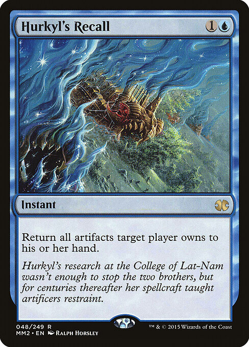 Hurkyl's Recall - Modern Masters 2015 Magic card