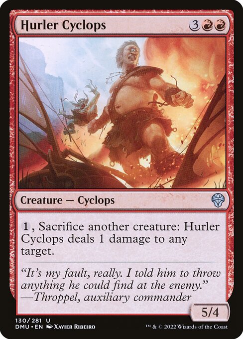 Hurler Cyclops - Dominaria United Magic card