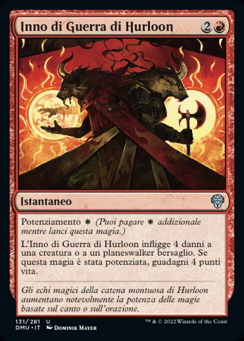 Himno de batalla de Hurloon (Hurloon Battle Hymn) - Dominaria United (#131) - Illustrated by Dominik Mayer - Magic: The Gathering Card