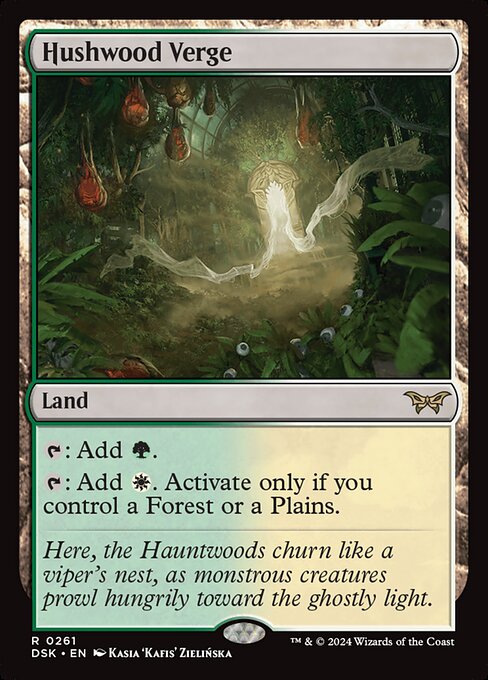 Hushwood Verge - Duskmourn: House of Horror Magic card