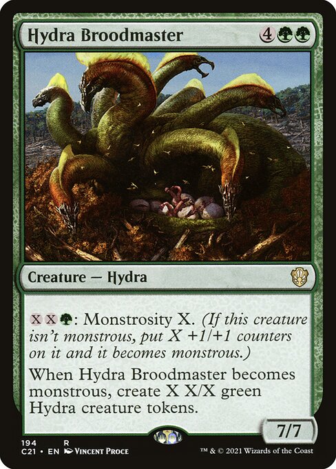 Hydra Broodmaster - Commander 2021 Magic card