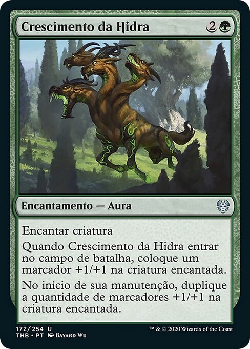 Croissance de l'hydre (Hydra's Growth) - Jumpstart 2022 (#89) - Illustrated by Inuchiyo Meimaru - Magic: The Gathering Card