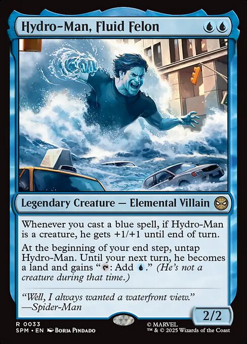 Hydro-Man, Fluid Felon - Marvel's Spider-Man Magic card