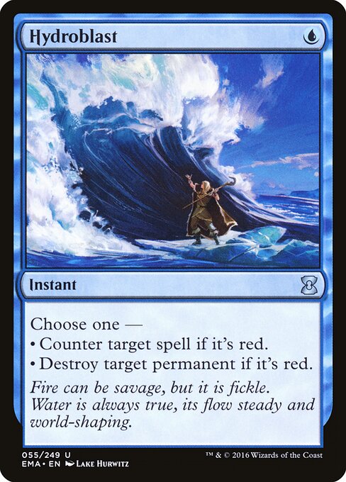 Hydroblast - Eternal Masters (#55) - Illustrated by Lake Hurwitz - Magic: The Gathering Card
