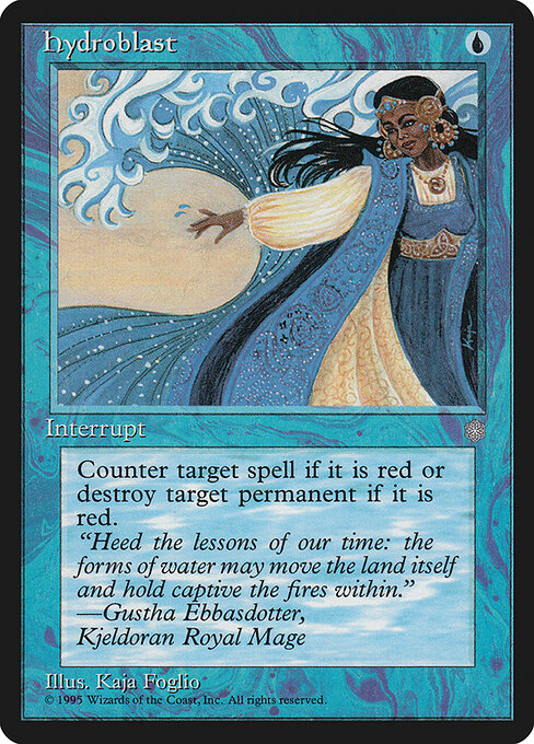 Hydroblast - World Championship Decks 1997 (#js94sb) - Illustrated by Kaja Foglio - Magic: The Gathering Card
