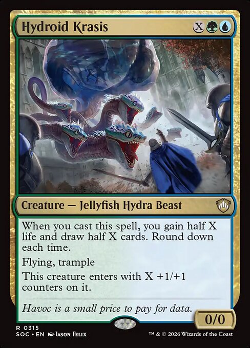 Hydroid Krasis - Secrets of Strixhaven Commander (#315) - Illustrated by Jason Felix - Magic: The Gathering Card