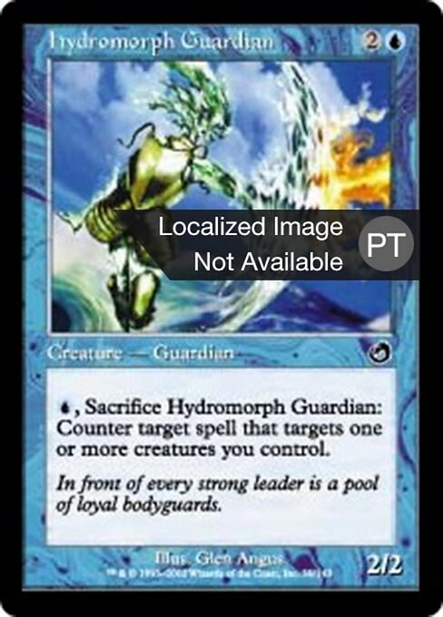 Guardião Hidromórfico (Hydromorph Guardian) - Torment (#39) - Illustrated by Glen Angus - Magic: The Gathering Card