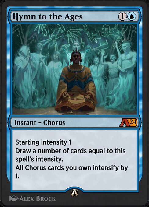 Hymn to the Ages - Alchemy: Ixalan (#6) - Illustrated by Alex Brock - Magic: The Gathering Card