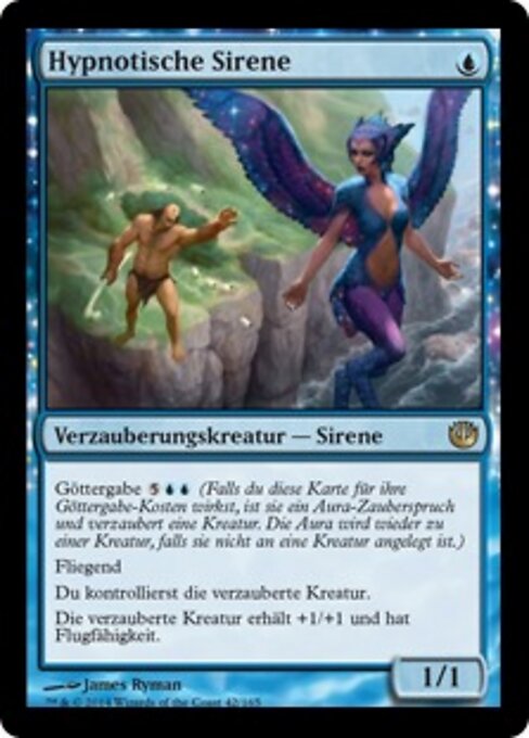 Hypnotische Sirene (Hypnotic Siren) - Journey into Nyx (#42) - Illustrated by James Ryman - Magic: The Gathering Card