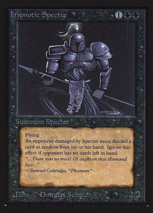 Hypnotic Specter - Intl. Collectors' Edition (#113) - Illustrated by Douglas Shuler - Magic: The Gathering Card