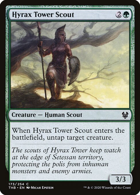Hyrax Tower Scout - Theros Beyond Death Magic card