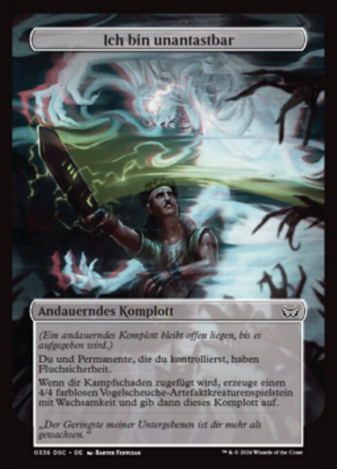 Sono Intoccabile (I Am Untouchable) - Duskmourn: House of Horror Commander (#336) - Illustrated by Bartek Fedyczak - Magic: The Gathering Card