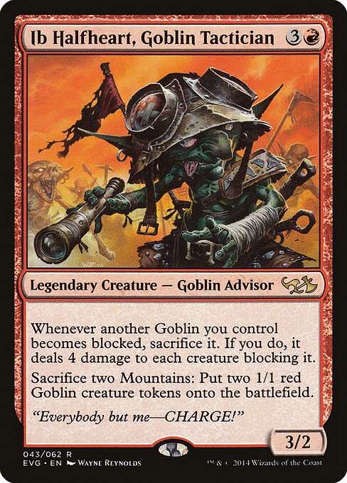 Ib Halfheart, Goblin Tactician - Duel Decks Anthology: Elves vs. Goblins Magic card