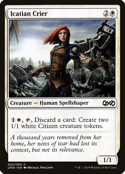 Icatian Crier - Ultimate Masters Magic card