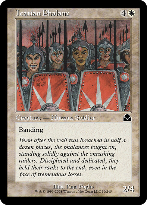 Icatian Phalanx - Masters Edition II Magic card