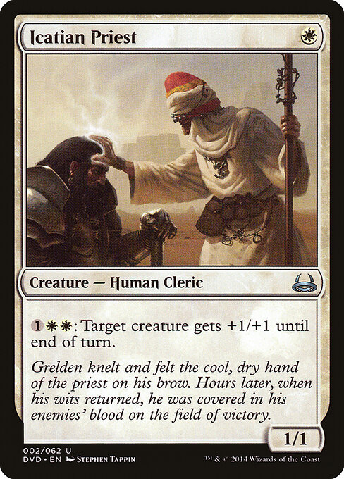 Icatian Priest - Duel Decks Anthology: Divine vs. Demonic (#2) - Illustrated by Stephen Tappin - Magic: The Gathering Card