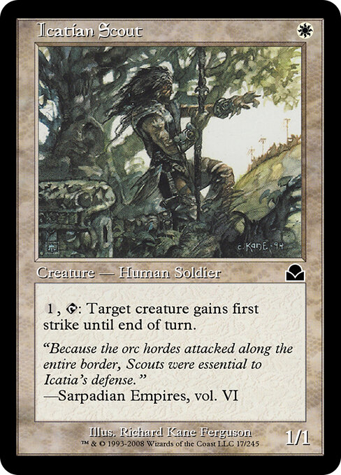 Icatian Scout - Masters Edition II Magic card