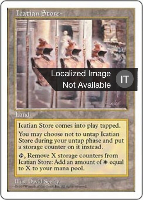 Icatian Store - Fifth Edition (#419) - Illustrated by David Seeley - Magic: The Gathering Card