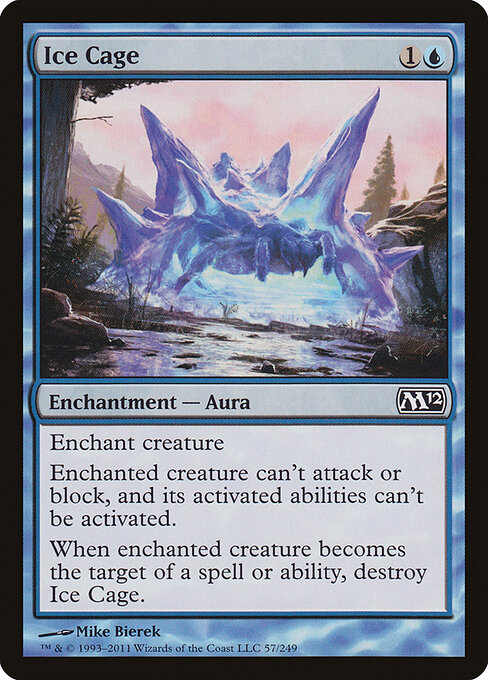 Ice Cage - Magic 2012 Magic card