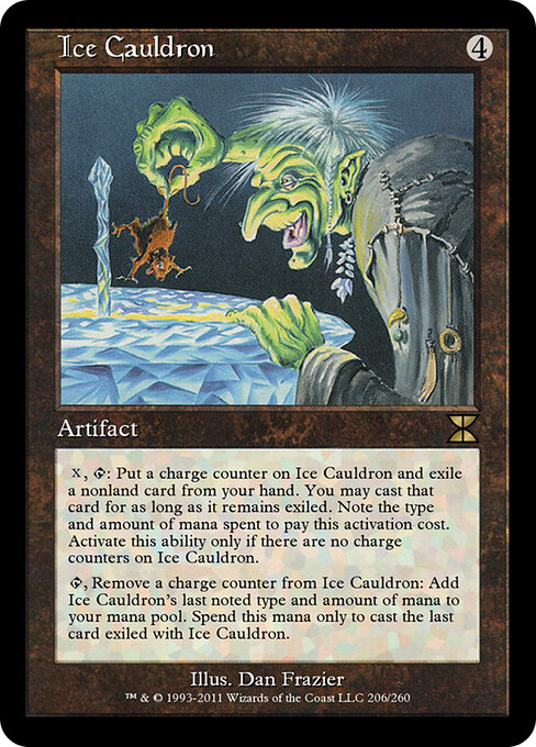 Ice Cauldron - Masters Edition IV Magic card