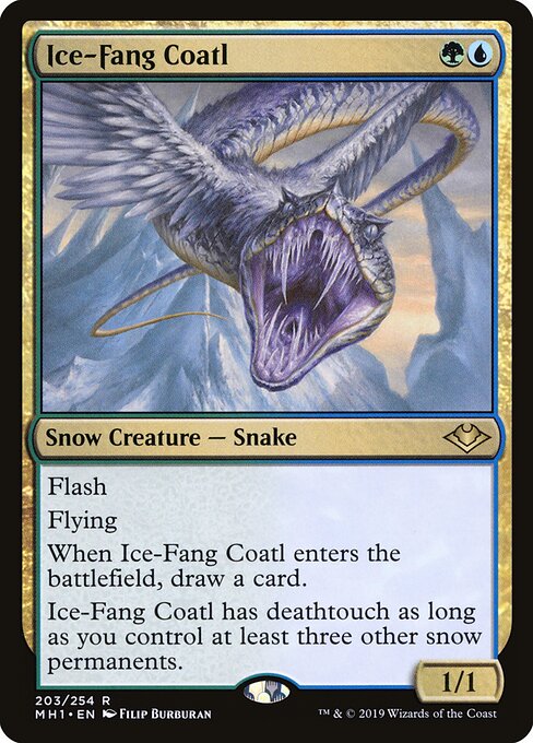 Ice-Fang Coatl - Modern Horizons Magic card
