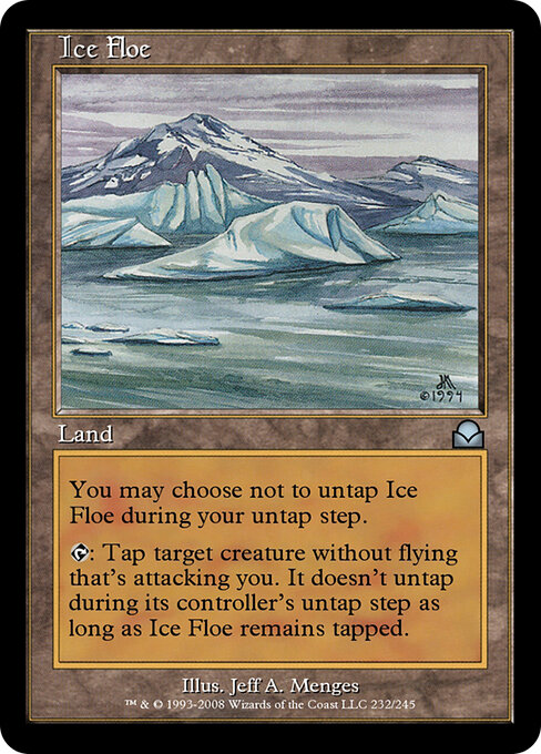 Ice Floe - Masters Edition II (#232) - Illustrated by Jeff A. Menges - Magic: The Gathering Card