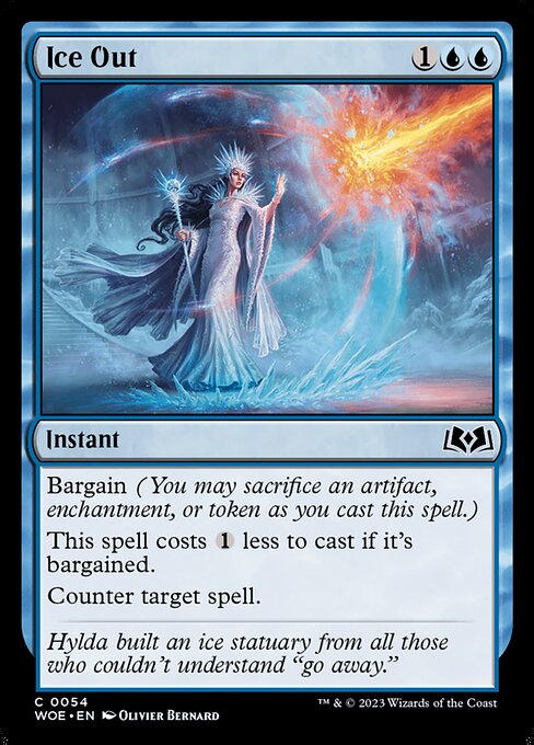 Ice Out - Wilds of Eldraine Magic card